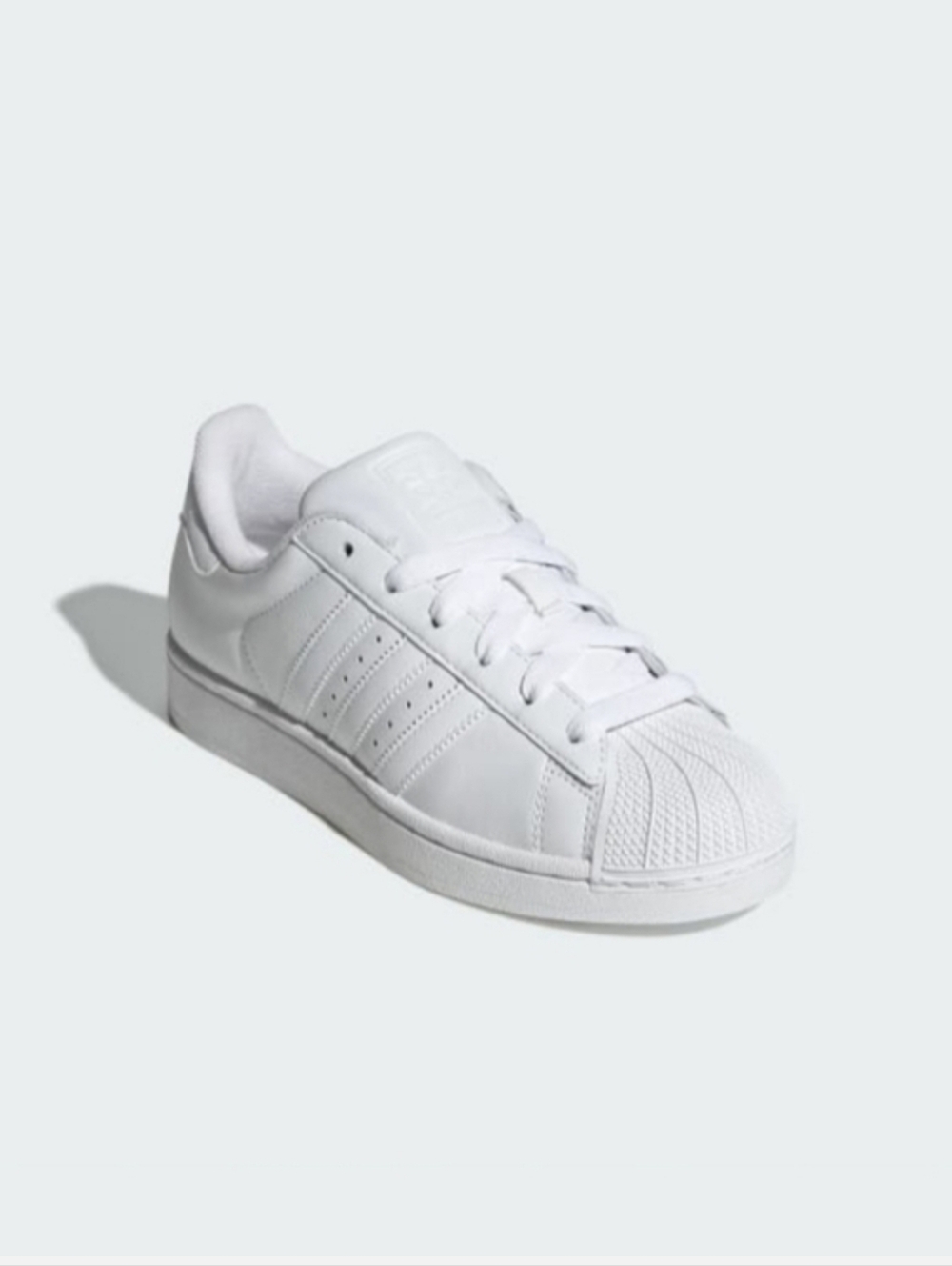Y2K Adidas Superstar All-White Shell Toe Sneakers | Big Kids 6.5 / Women’s 8